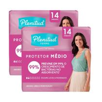 Kit 2 Protetor Longo Plenitud Femme com 14 Unidades Kit 2 Protetor Longo Plenitud Femme com 14 Unidades