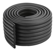 Kit 2 Protetor Quina Tiras Fita Canto Cantoneira 2M Preto