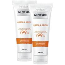 Kit 2 Protetor Solar Corpo e Rosto Neostrata Minesol Antioxidante FPS 99 200mL