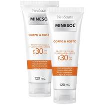 Kit 2 Protetor Solar Corpo e Rosto Neostrata Minesol FPS 30 120mL