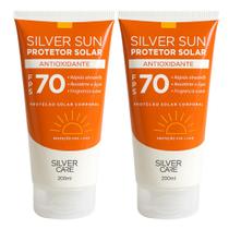 Kit 2 Protetor Solar Corporal FPS 70 Silver Sun 200ml