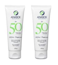 Kit 2 Protetor Solar Dupla Proteção 50 Fps 120g - Anasol