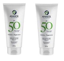 Kit 2 Protetor Solar Dupla Proteção 50 Fps 200g - Anasol