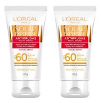 Kit 2 Protetor Solar Expertise FPS 60 Com Acido Hialurônico - L'OREAL