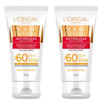 Kit 2 Protetor Solar Expertise FPS 60 Com Acido Hialurônico