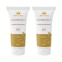 Kit 2 Protetor Solar Facial Melasma, Manchas De Sol, Acne Toque Seco Bioprotect BIOFLORATTUS