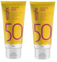 Kit 2 Protetor Solar Facial Toque Seco 50 Fps 50g - Ricosol