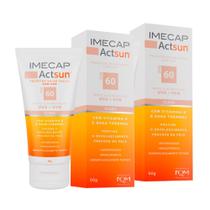 Kit 2 Protetor Solar Imecap Actsun FPS 60 Cor Clara 50g Kit 2 Protetor Solar Imecap Actsun FPS 60 Cor Clara 50g