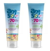 Kit 2 Protetor Solar Kids Fps 70 Alta Proteção 100g - Anasol
