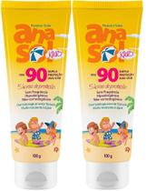 Kit 2 Protetor Solar Kids Fps 90 Alta Proteção 100g - Anasol