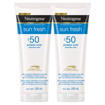 Kit 2 Protetor Solar Neutrogena Sun Fresh Corpo FPS 50 200ml