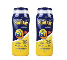 Kit 2 Protetor Solar Sunday Fps 60 200 Ml