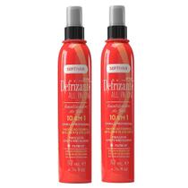 Kit 2 Protetor Térmico Cabelo Spray Defrizante All In One 10 em 1 Soft Hair 140ml Kit 2 Protetor Térmico Cabelo Spray Defrizante All In One 10 em 1 Soft Hair 140ml