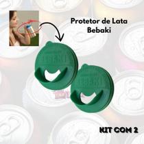 Kit 2 Protetores Higiênicos para lata de refrigerante Bebaki Kit 2 Protetores Higiênicos para lata de refrigerante Bebaki