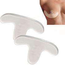 Kit 2 Protetores Seios Gel Pós Cirurgia Cicatriz Dor Peitos