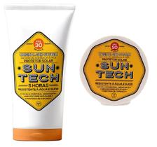 Kit 2 Protetores Solar Esportivo 5H Duração 30/50 FPS 180g/75g Suntech