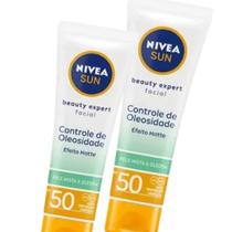 Kit 2 Protetores Solar Facial Beauty Expert Nivea Fps50 50g