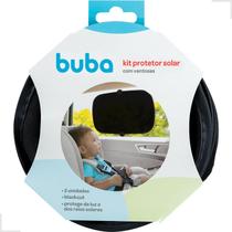 Kit 2 Protetores Solar Vidro Carro Bebê Infantil Ventosa Proteção Janela Vidro Traseiro Blackout - Buba