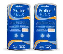 Kit 2 Protina Flex Peptídios Colágeno Whey Protein Linhahum Kit 2 Protina Flex Peptídios Colágeno Whey Protein Linhahum