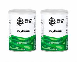 Kit 2 Psyllium Aminoácidos Fonte de Fibras 300g Ocean Drop Kit 2 Psyllium Aminoácidos Fonte de Fibras 300g Ocean Drop