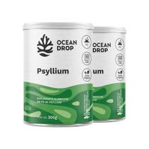 Kit 2 Psyllium Ocean Drop Vegano 300G Kit 2 Psyllium Ocean Drop Vegano 300G