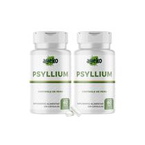 KIT 2 Psyllium Rico Em Fibras 60caps Ayeko