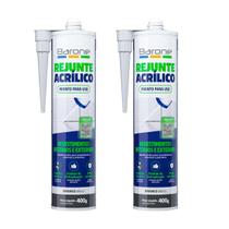 Kit 2 Pu 40 400g Rejunte Acrílico Barone Diversas Cores Kit 2 Pu 40 400g Rejunte Acrílico Barone Diversas Cores