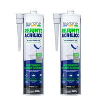 Kit 2 Pu 40 400g Rejunte Acrílico Barone Diversas Cores Kit 2 Pu 40 400g Rejunte Acrílico Barone Diversas Cores