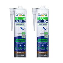 Kit 2 Pu 40 400g Rejunte Acrílico Barone Diversas Cores