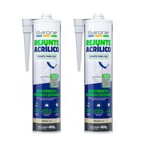 Kit 2 Pu 40 400g Rejunte Acrílico Barone Diversas Cores
