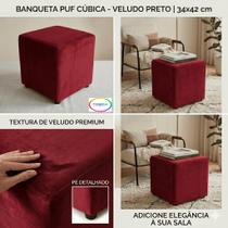 Kit 2 Puf, Puff para Sala, Quarto Quadrado, Dado, CUBO 42 Cm AlturaToninho Atacado Kit 2 Puf, Puff para Sala, Quarto Quadrado, Dado, CUBO 42 Cm AlturaToninho Atacado