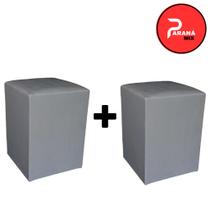 kit 2 puff banqueta quadrado macio decorativo fofo kit 2 puff banqueta quadrado macio decorativo fofo