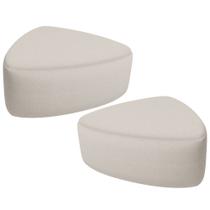 Kit 2 Puffs Decorativo Orgânico Para Sala de Estar Living Trizza W01 Linho Cru - Lyam Decor Kit 2 Puffs Decorativo Orgânico Para Sala de Estar Living Trizza W01 Linho Cru - Lyam Decor