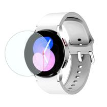 Kit 2 Pulseira Silicone Fecho Exclusiva + 1 Película de Vidro Galaxy Watch 5 40mm 44mm