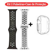 Kit 2 Pulseiras Champion+Case Para Smartwatch Ultra W69 U9 49mm Microwear