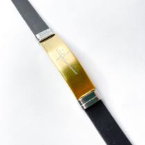 Kit 2 pulseiras de silicone escrito fé tendência alta qualidade