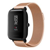 Kit 2 Pulseiras em Metal / Aço - Magnética compatíveis com Amazfit GTS / GTS 2 / GTS 2e / GTS 2 mini - Nsmart