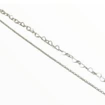kit 2 Pulseiras Prata Legítima 925 16 ou 17 cm kit 2 Pulseiras Prata Legítima 925 16 ou 17 cm