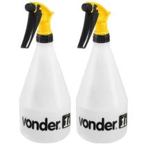 Kit 2 Pulverizadores Borrifador de Água Manual 1L Spray Plástico PU010 Vonder Limpeza Kit 2 Pulverizadores Borrifador de Água Manual 1L Spray Plástico PU010 Vonder Limpeza