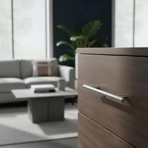 Kit 2 Puxador Móveis Haste Redonda Inox Esc 96/128/160/1 192