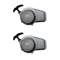 Kit 2 Puxador Partida Manual Para Mini Moto 49cc Prata Kit 2 Puxador Partida Manual Para Mini Moto 49cc Prata