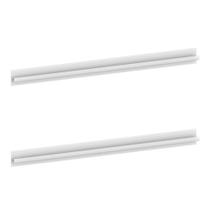 Kit 2 Puxadores 60,3cm Para Armário Cozinha Paneleiro 62cm Veneza Multimóveis Mp3083 Branco Kit 2 Puxadores 60,3cm Para Armário Cozinha Paneleiro 62cm Veneza Multimóveis Mp3083 Branco