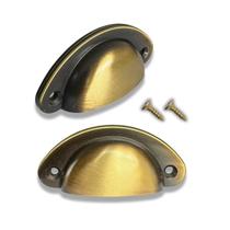 Kit 2 Puxadores Concha Colonial Premium Alta Qualidade