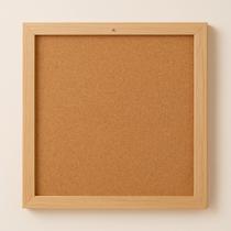 Kit 2 Quadro Cortiça Avisos Home Office Recepção 35x35cm