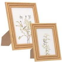 Kit 2 Quadro Porta Retratos Em MDF Moldura Para Fotos Parede