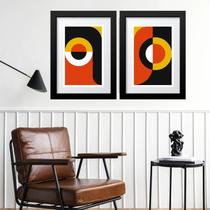 kit 2 Quadros Abstratos Anos 70- 60x48cm kit 2 Quadros Abstratos Anos 70- 60x48cm