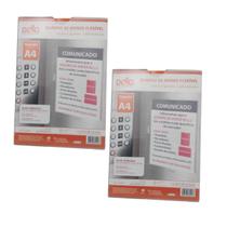 Kit 2 Quadros De Aviso A4 Cristal Expositor Display Kit 2 Quadros De Aviso A4 Cristal Expositor Display