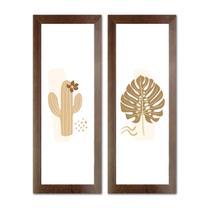 Kit 2 Quadros Decorativo para cozinha Sala Quarto Área Gourmet restaurante 60cm