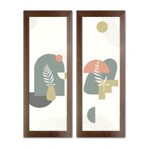 Kit 2 Quadros Decorativo para cozinha Sala Quarto Área Gourmet restaurante 60cm