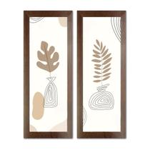 Kit 2 Quadros Decorativos Cozinha Sala De Jantar Cafeteria Lanchonetes Bistrô Restaurante 20x60cm